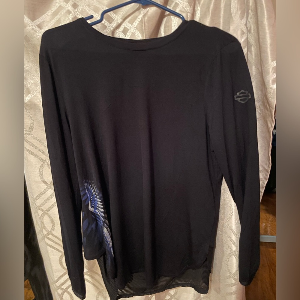 Women’s Harley Davidson boat neck long sleeve tunic XL